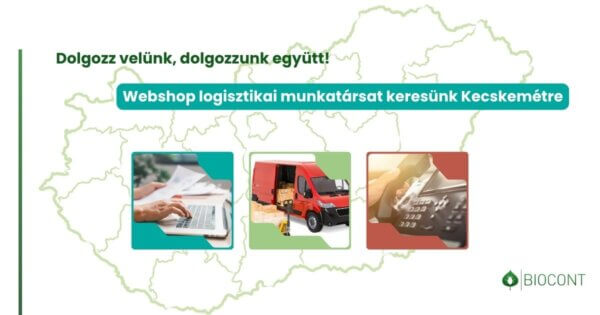 Új álláslehetőség: Webshop logisztikai-adminisztrációs munkatársat keresünk Kecskemétre