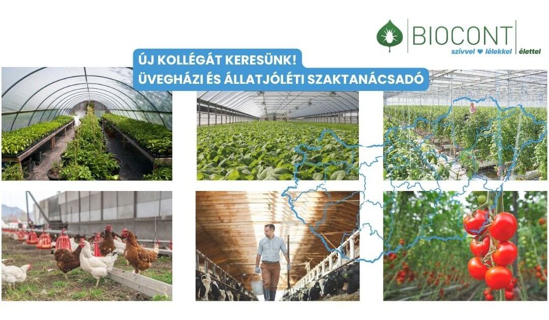 Üvegházi és állatjóléti értékesítő-szaktanácsadót keresünk