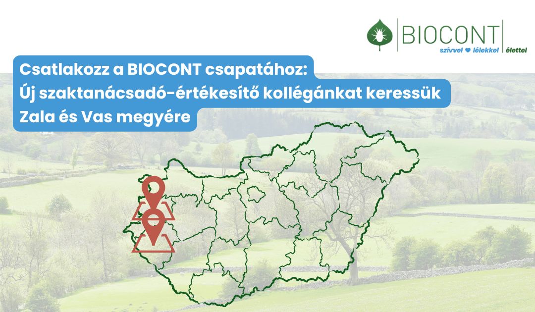 Terület képviselő szaktanácsadó kollégát keresünk Vas és Zala megyére